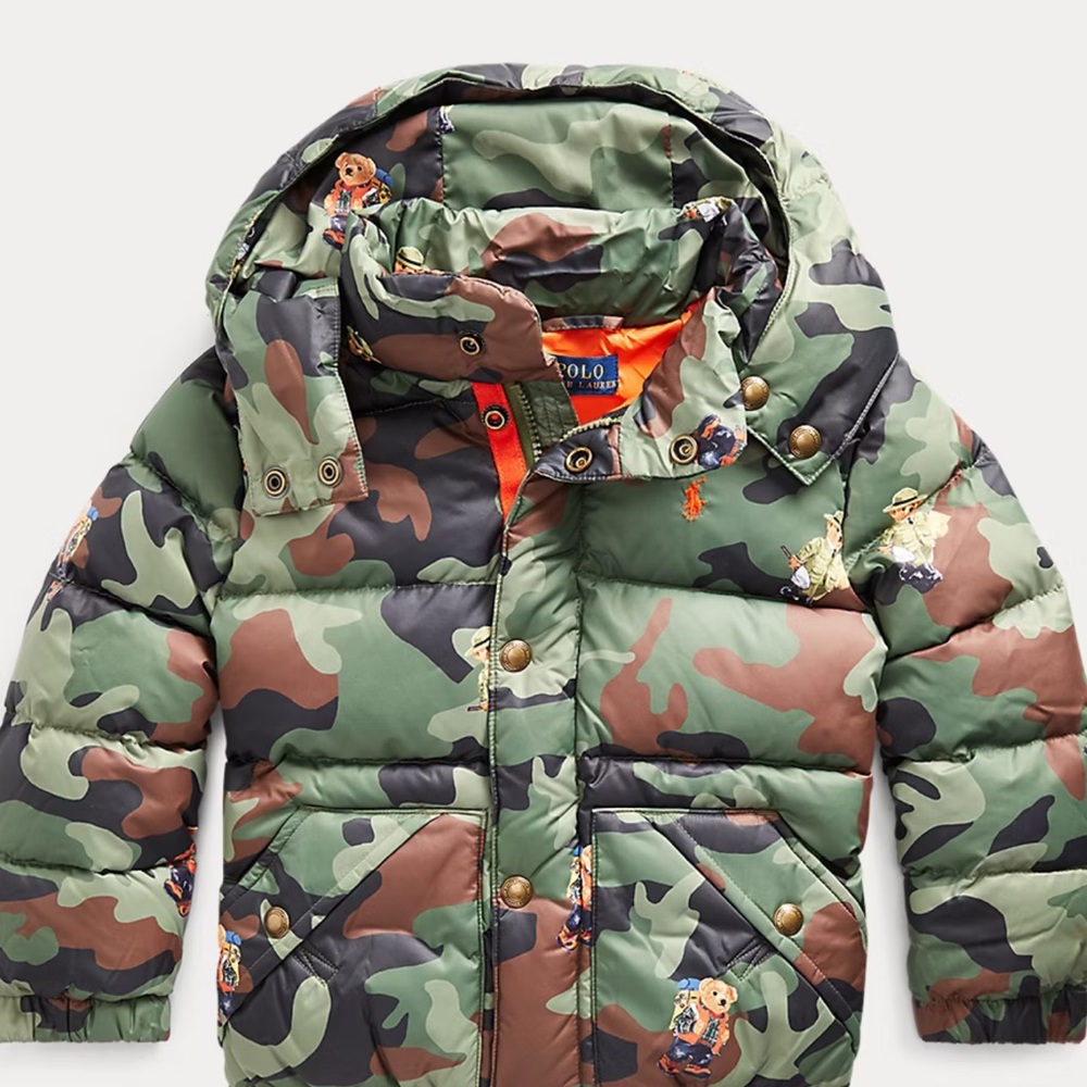 Polo Ralph Lauren Camouflage Down Puffer Jacket